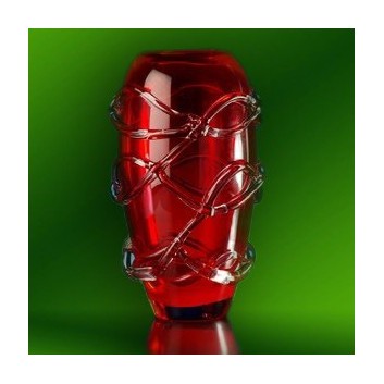 RG605 Glass art vase