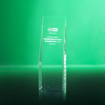AW201 Award with laser engraving